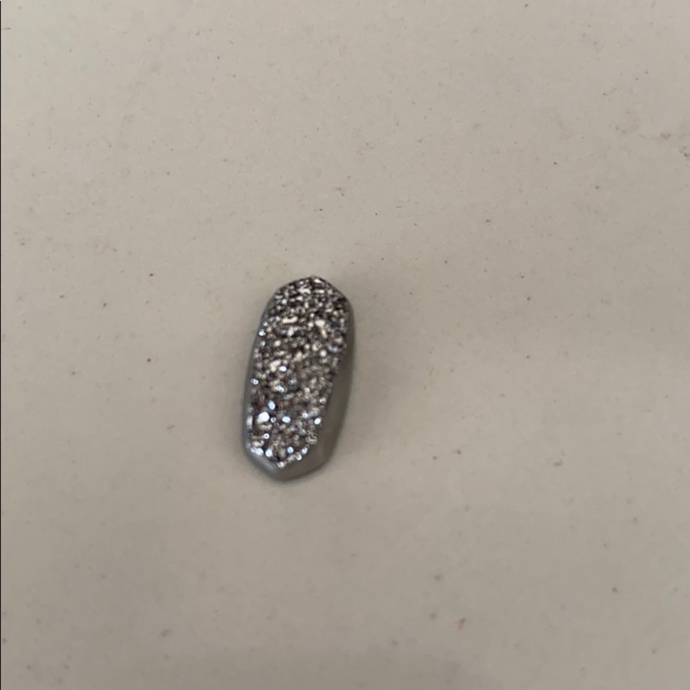 Kendra Scott Elisa silver Drusy stone